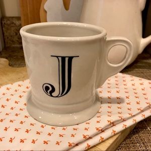 Anthropologie Initial Mug.